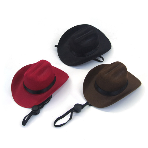 Cross-border new pet dress-up hat cosplay Amazon pet accessories Cat and dog Western cowboy hat