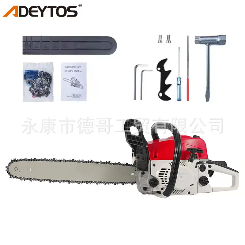 专业伐木锯chainsaw油锯汽油伐木锯国产园林油锯5800油锯