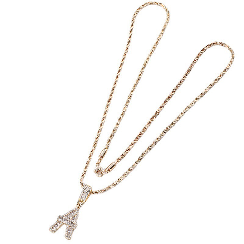 necklace with letters