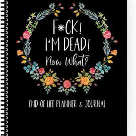 跨境新品F*ck! I'm Dead Now生命终结规划师 应急活页夹图片款