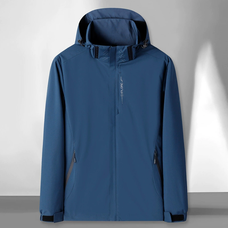 Куртка мужская куртка с индивидуальным логотипом верхняя Рабочая одежда весна и осень тонкая ветрозащитная водонепроницаемая куртка костюм женский