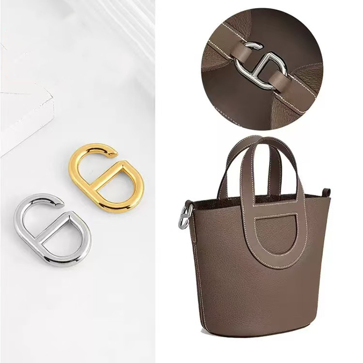 Manufacturer Wholesale H Pig Nose Vegetable Basket Intheloop Bag Modification Replacement Pig Nose Metal Buckle Accessories