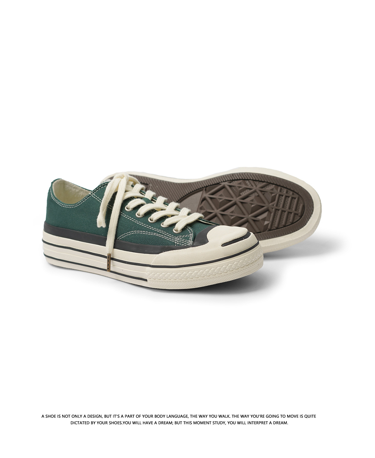 2024 nouvelles chaussures basses tendance en toile respirante à semelles épaisses pour hommes et femmes blanches, japonaises et_voghion.com