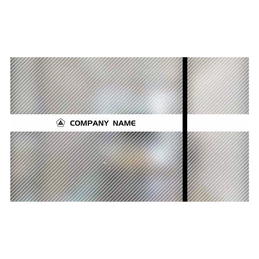 Матовая стеклянная дверь на талии наклейки на офисные окна наклейки на противоударную полосу самоклеящаяся компания логотипа полого источника