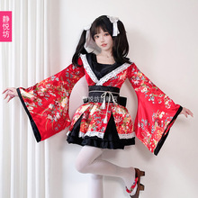 日本极乐净土舞蹈服cosplay服洛丽塔宅舞和服装女仆装动漫cos演出