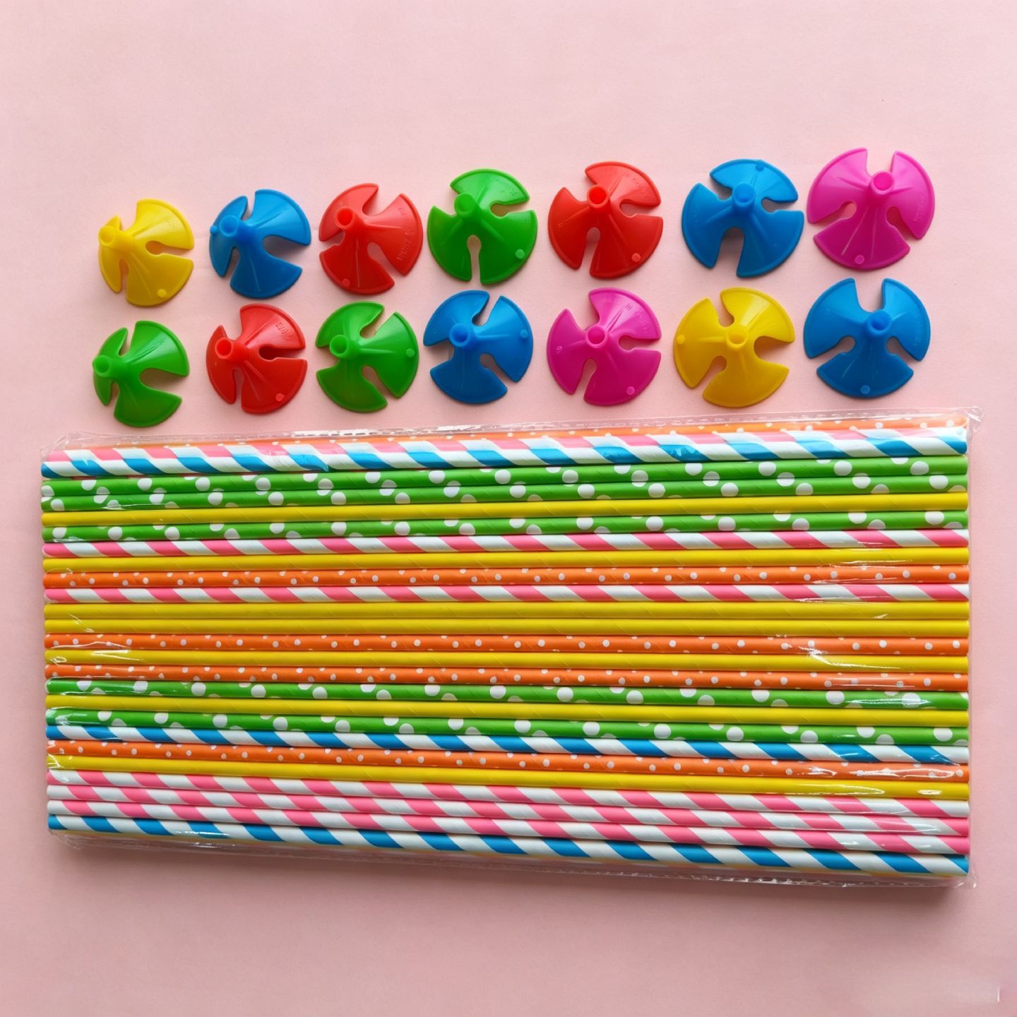 Soporte desechable de papel extendido de 35 cm para globos, para decoración de pasteles en fiestas, soporte de plástico con varilla para globos