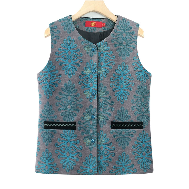 Бабушка весенне-осенний жилет пальто для пожилых женщин мама осенний жилет старушка плечо жакет топ