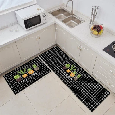 Wholesale Long Kitchen Floor Mats | Avtomobil döşəmə paspasları - plaid-cactus-40x-60cm-one-piece