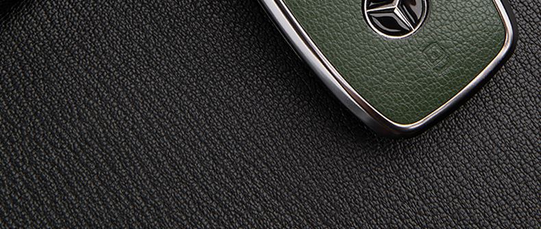 Suitable for Mercedes-Benz Amg Key Cover G63 High-End G500 Leather Key Case Gle Gtr Gt50 Car Key Shell