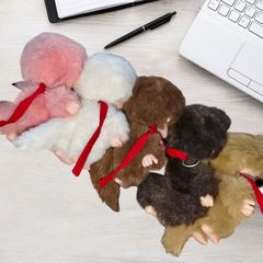 新型モンキーモンキー15cmぬいぐるみ幼稚園モンキー人形爪機人形ストラップ卸売り