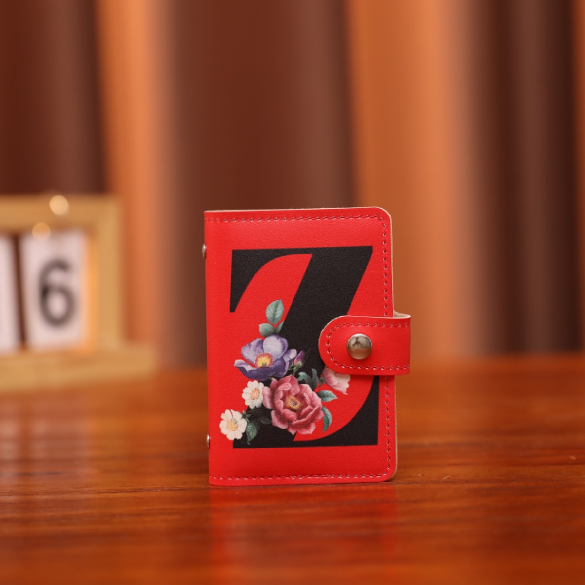 Nuevo elemento alfabético impreso pequeño paquete de tarjetas múltiples tarjeta de banco conjunto de tarjetas paquete de identificación carpeta de tarjetas simple almacenamiento de licencia de conducir