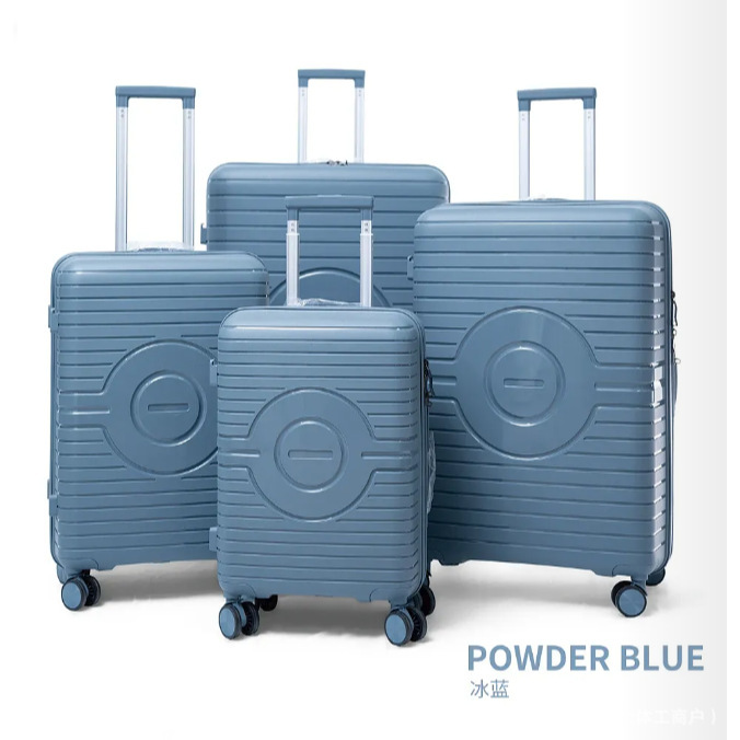 Foreign trade PP material trolley case with silent universal wheels 20 inches 24inch 28inch waterproof and wear-resistant hard luggage travel case Foreign trade PP material trolley case with silent universal wheels 20 inches 24inch 28inch waterproof and wear-resistant hard luggage travel case