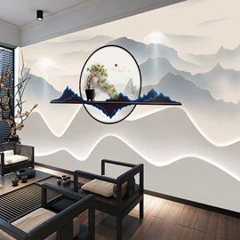 墙纸、壁纸;墙布