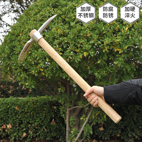 Manufacturer direct supply, pickaxe, stainless steel pickaxe, Swiss pick outdoor mountaineering tools