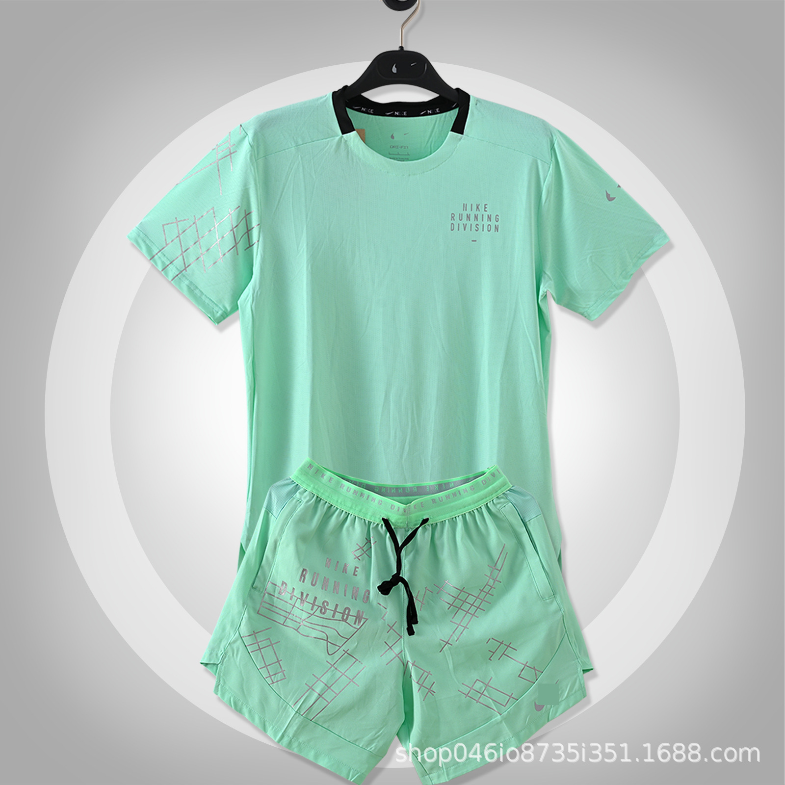 Conjunto de Camiseta Deportiva de Secado Rápido Espándex Transpirable para Senderismo Montañismo y Correr