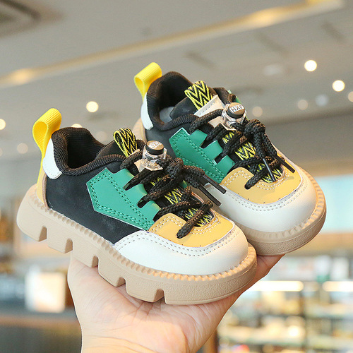 Children's sports shoes 2024 spring and autumn new style boys' sneakers non-slip girls' casual shoes soft sole baby shoes single shoes