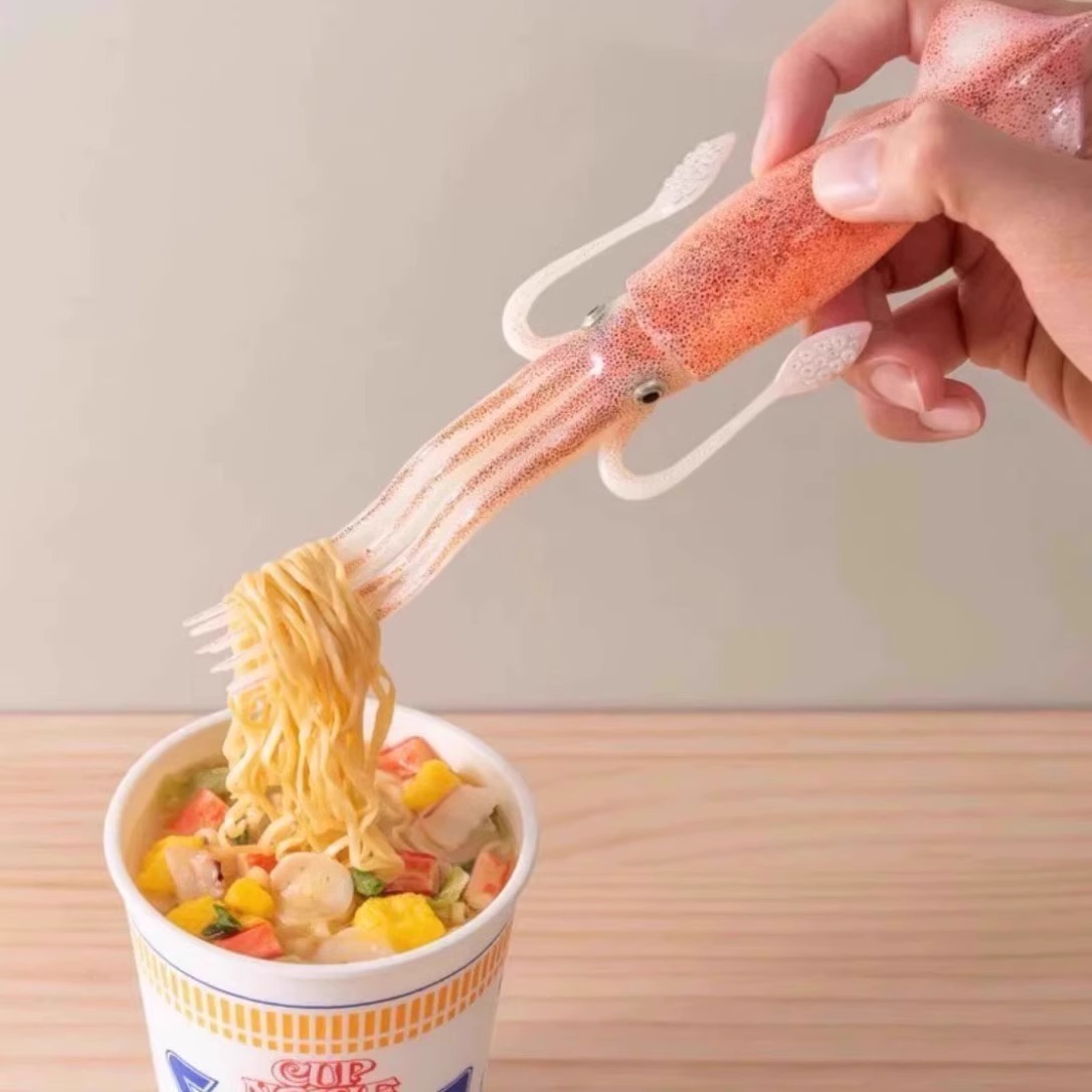 Xiaohongshu's same style Nissin squid and octopus fun and creative…