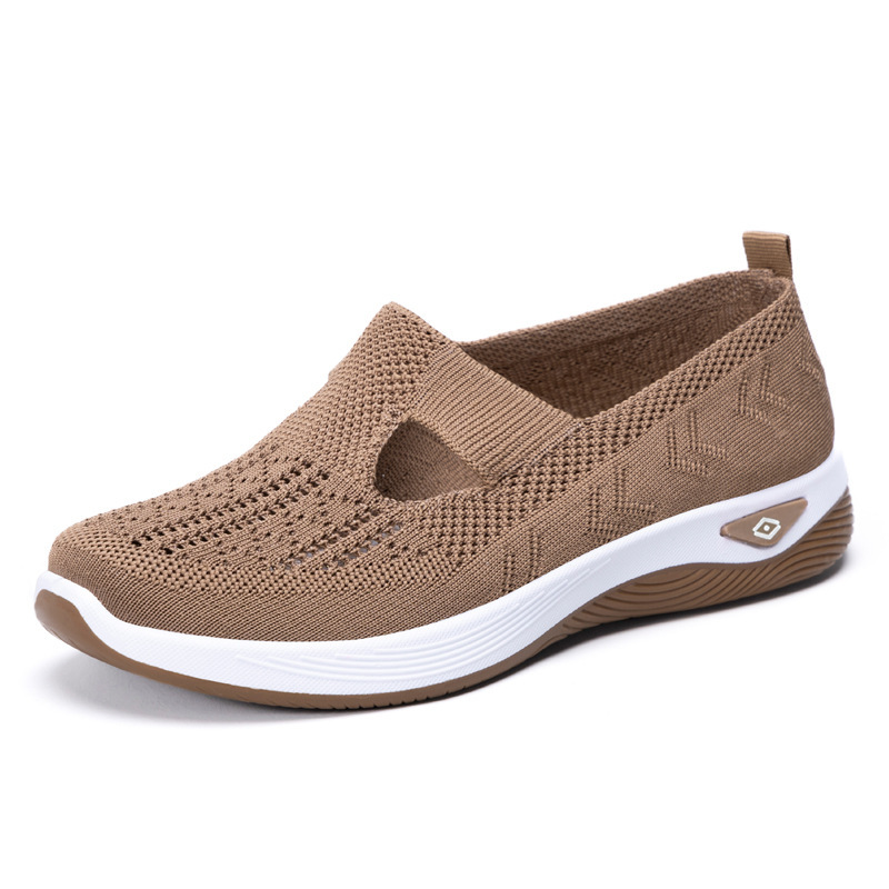 Spring Cross-Border Large Size Women's Middle-Aged And Elderly Mom Breathable Casual Single Old Beijing Cloth_vogvips.com