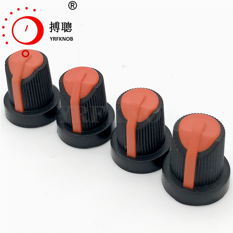 YRFKNOB�ܽ���ť15*17���������ť�ڿ�6 ˫ɫ��λ����ť