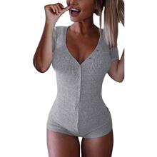 O 89398 Women's V-Neck Bodysuit ŮʽV�I�B�w�� �羳�W��