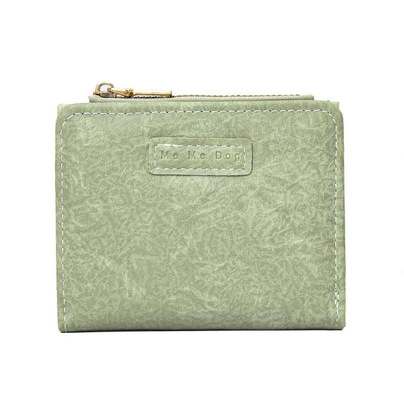 Fábrica directa vintage bolso de ventana corta para mujeres estudiantes europeos y estadounidenses frescos plegables simple hebilla literaria