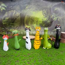 �羳��ƷHandcrafted QuirkyCat Vase�ֹ������Ź�؈�仨ƿ����վ