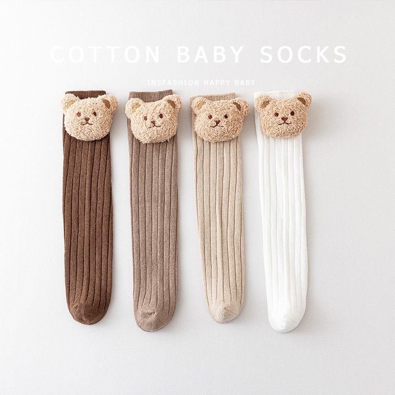 Los calcetines de los niños llevan calcetines sin tacón medias muñeca del bebé calcetines del bebé primavera Corea del Sur calcetines de los niños
