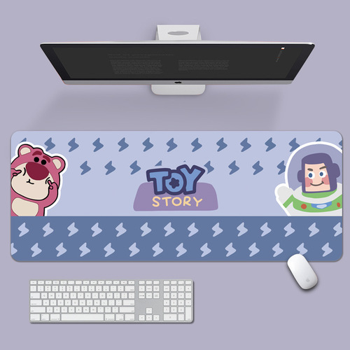 Cute Bear Large Mouse Pad Girly Heart Study Office Dormitory Home Cartoon Desk Pad Keyboard Pad