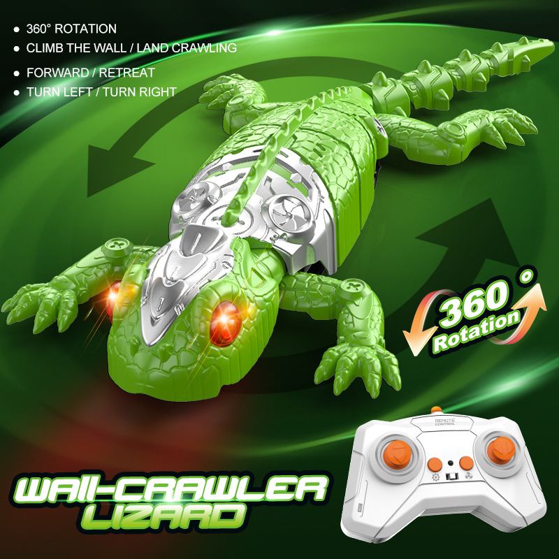 Green wall-climbing lizard [land + wall-climbing dual mode]