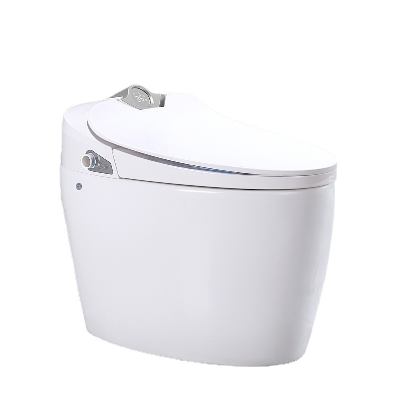 Zhijie glaseado inodoro inteligente tanque de agua integrado-libre lavado automático simple moda inodoro tanque de agua-versión estándar GRATUITA