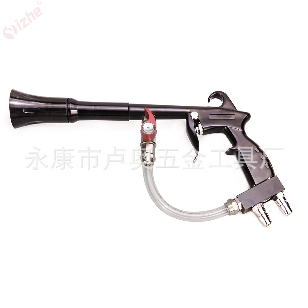 Pistola de limpieza interior con cepillo de limpieza en seco que sopla polvo agua gas mezcla limpieza pistola dragón rollo coche motor pistola de limpieza al por mayor image 6