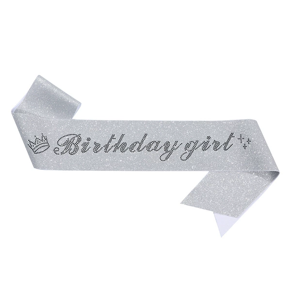 Silver golden shallot strap BrithDay Girl