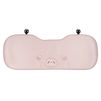 Headrest pillow ice silk breathable - ice-silk-plaid-lamb-seat-cushion-rear-seat
