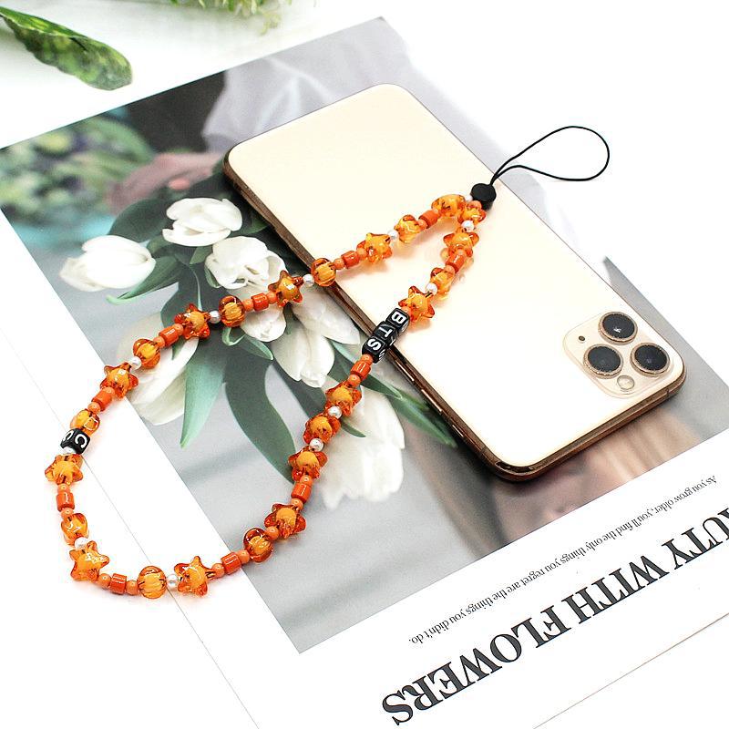Internet Celebrity Hot Sale Anti-lost Mobile Phone Charm Rainbow Mobile Phone Charm Same Enamel Beads Diy Mobile Phone Lanyard Factory Direct Sales display picture 5