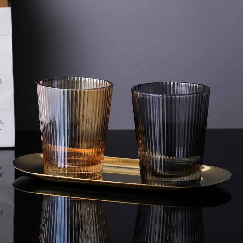 Striped Ash Amber / Gold Tray