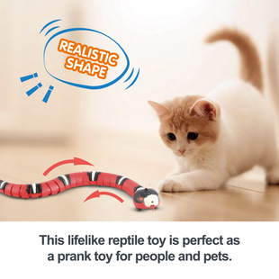 Cross-border Electric Induction Obstacle Avoidance Bungarus Bungarus Children's New Strange Electric Simulation Snake Funny Tricky Cat Toy
