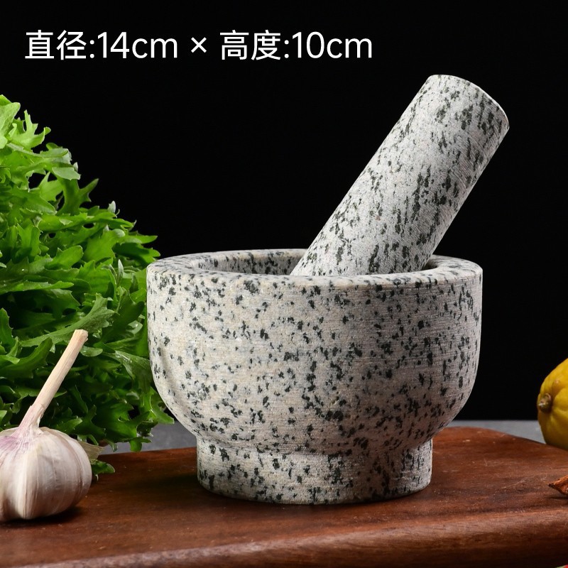 Gran machacador de ajo grande de flores blancas con tapa