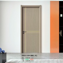 小区碳晶板实木隔音门  精装房生态环保木门 室内卧室防盗门