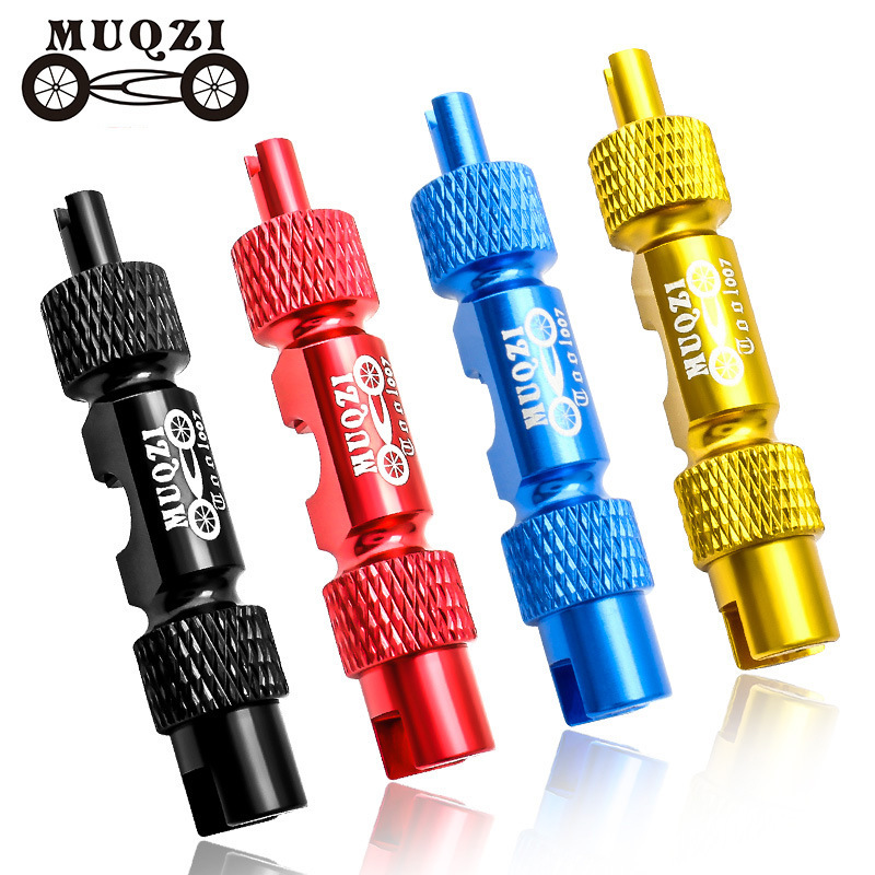 MUQZI bicycle valve extension tool, French valve type, for removing and installing valve cores, a multi-functional tool MUQZI bicycle valve extension tool, French valve type, for removing and installing valve cores, a multi-functional tool