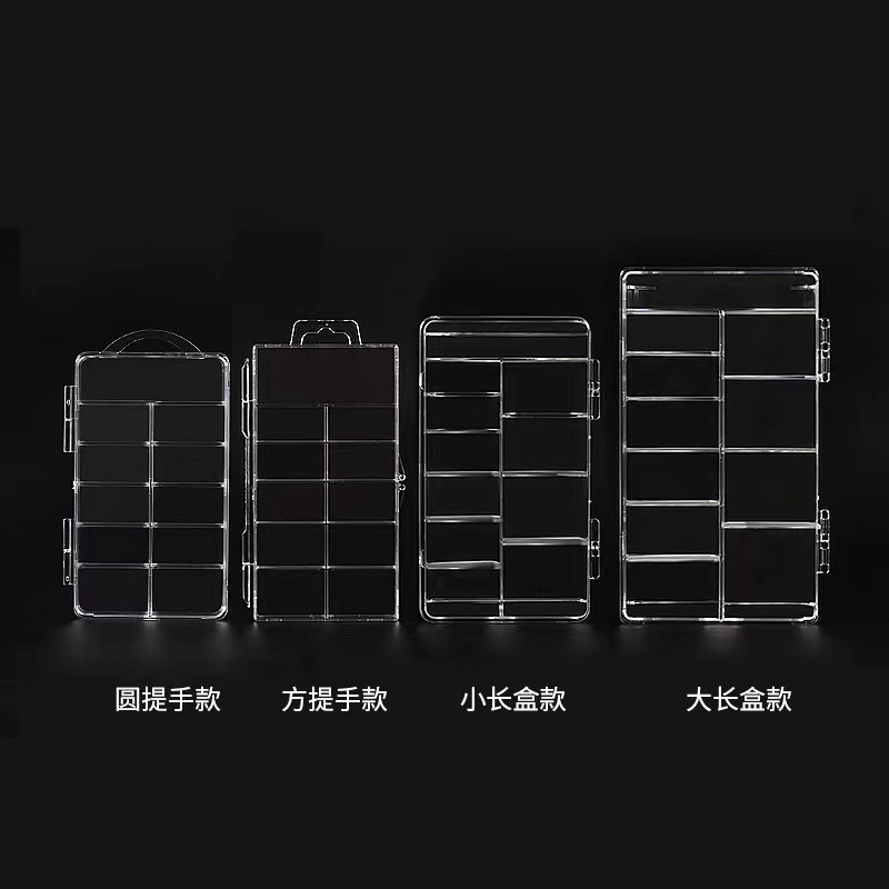 Nail nail accessories storage box acrylic high transparent 500 pieces 120 pieces 100 pieces 250 pieces PS box Nail nail accessories storage box acrylic high transparent 500 pieces 120 pieces 100 pieces 250 pieces PS box