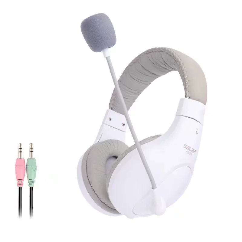 Cross-Border Hot Selling A566 Headset Wired Double Hole Laptop E-Sports Gaming Headset with Microphone