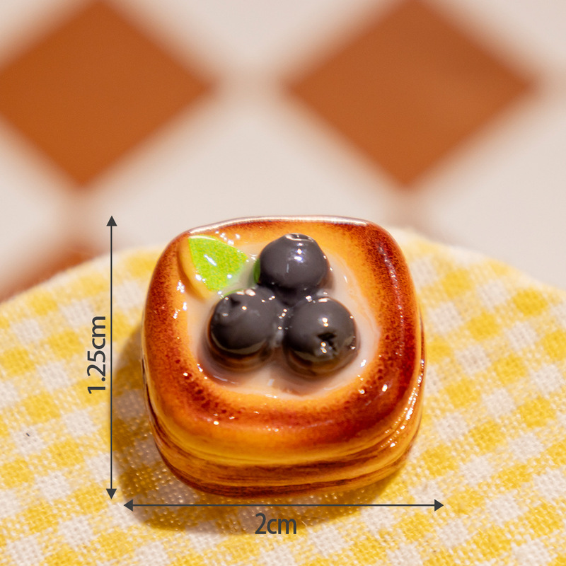 微缩仿真食玩亮面水果塔装饰品 diy饰品配件树脂工艺品车载小摆件|undefined