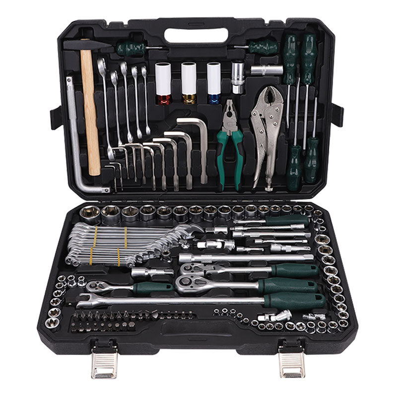 Llave de manguito multifuncional conjunto de manguito combinado trinquete placa de mano caja de herramientas de reparación de automóviles herramientas especiales de vehículo al por mayor