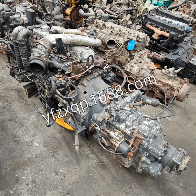 Suitable for Mitsubishi Fuso 6D16-2At Engine Assembly with Gearbox, Original Used Disassembled Engine Parts Fuso Suitable for Mitsubishi Fuso 6D16-2At Engine Assembly with Gearbox, Original Used Disassembled Engine Parts Fuso