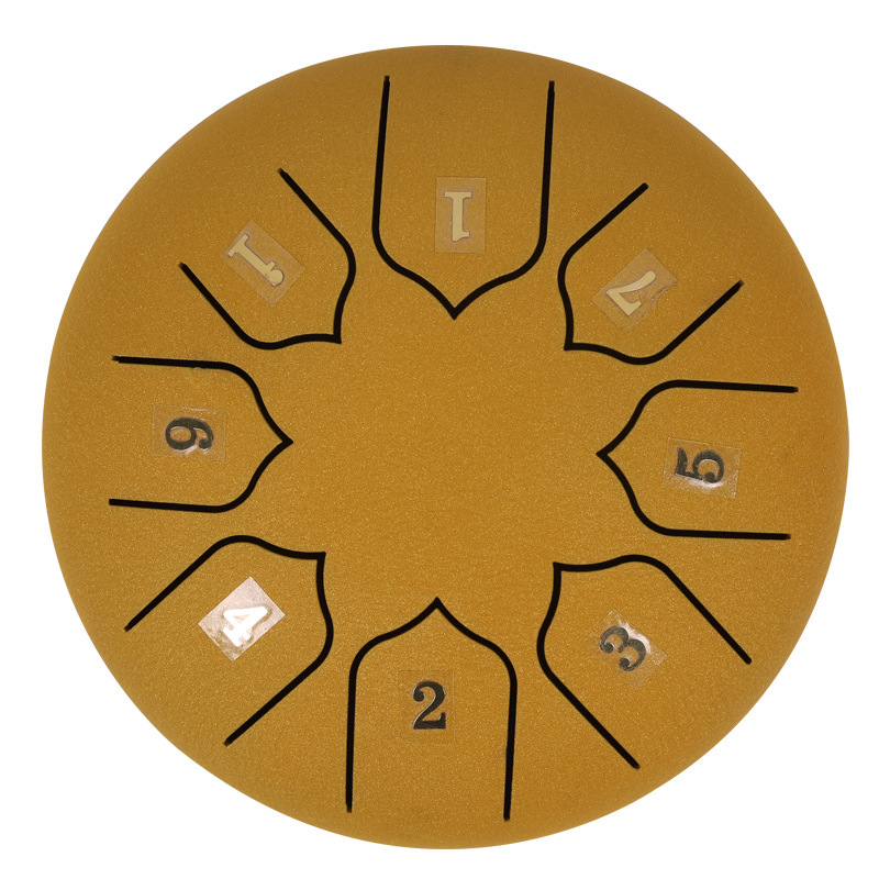 Instrumento musical tambor etéreo 6 pulgadas 8 tonos/11 tonos tambor etéreo C tambor de mano afinado tambor de lengua de acero instrumento musical para niños exclusivo transfronterizo