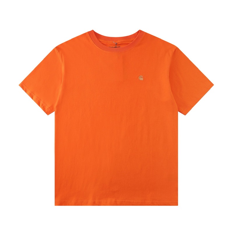 Carharttカハートk87小標純色工装ポケット半袖男女潮牌ゆるい丸首カップルtシャツ|undefined