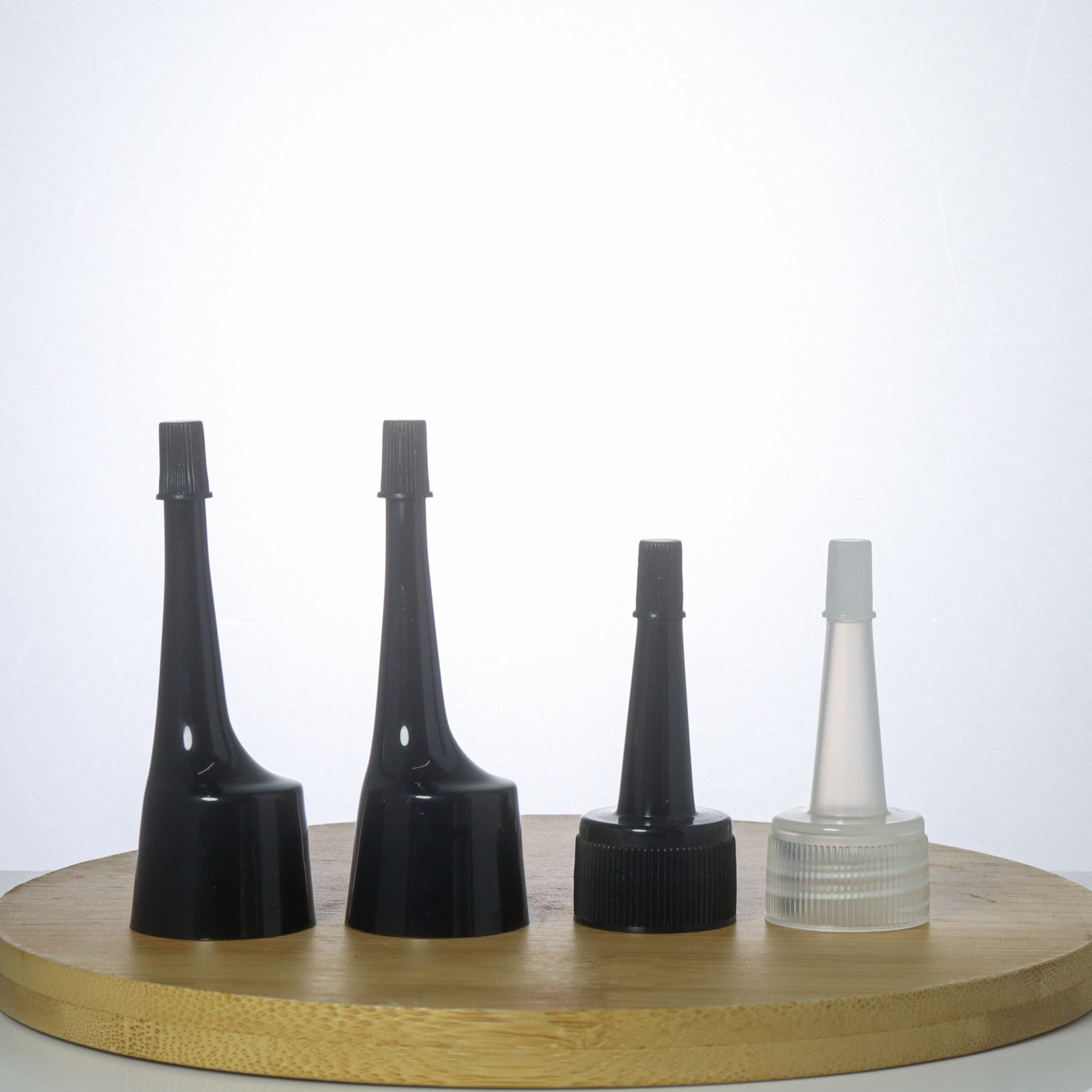 20牙尖嘴塑料瓶盖子电发水尖咀盖20mm油墨颜料点胶滴油盖