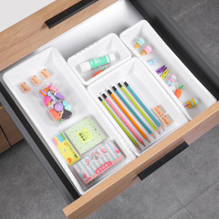 Expandable Categorizing Storage Box Drawer Clutter Organizer Box Tableware Stationery Set Compartments Box Dividing Sorting Storage Box