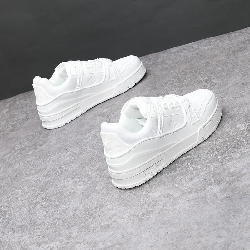 Black Warrior zapatos de hombre primavera y otoño nueva tendencia todo-fósforo otoño deportes y ocio pequeños zapatos blancos zapatos de moda para hombres y mujeres 8003