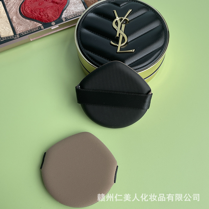 Factory Direct black leather imported air cushion powder puff skin-friendly soft foundation BB cream special replacement powder puff